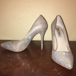 Steve Madden crystal Lenona Heels,size 8.5